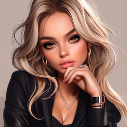 Midjourney Prompt for Stylized Fashion Portrait