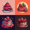 Stylized Food Logos