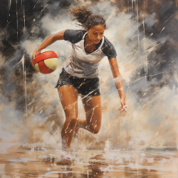 Sport in the Rain Paintings