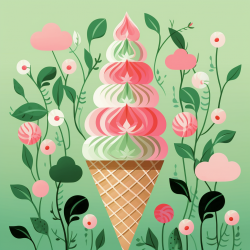 Organic Texture Illustrations in Soft Colors