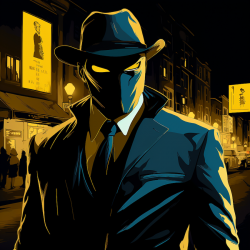 Noir Style Comic Art