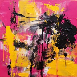 Expressive Acrylic Abstract...