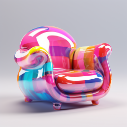 Candy-Colored Objects Design