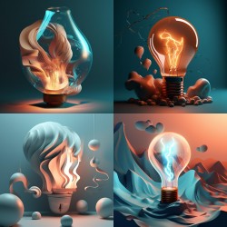 3D Radiant Art Objects