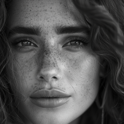 Hyper-Realistic B&W Eye Portraits