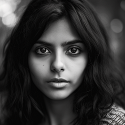 Hyper-Realistic B&W Eye Portraits