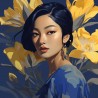 Floral Portrait Artwork