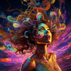 Neon Color Illustration Art