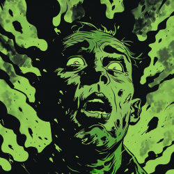 Green-Themed Noir Comics