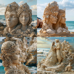 Stunning Beach Sand Sculptures