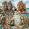 Stunning Beach Sand Sculptures