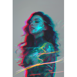 Glitch Effect Portrait