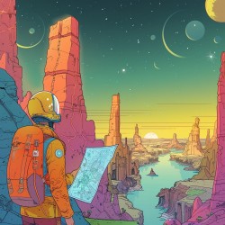 Scifi Fantasy Comic Illustrations