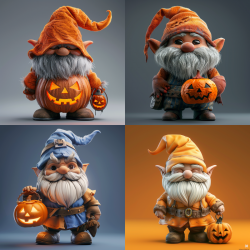 Holiday Gnomes Art