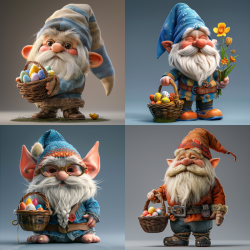 Holiday Gnomes Art