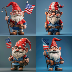 Holiday Gnomes Art