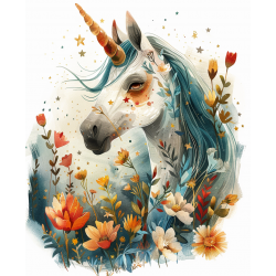 Animals In Flowers Illustrations