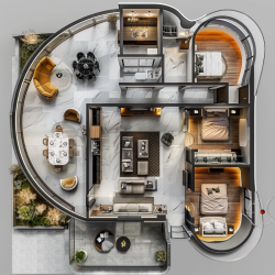 Versatile Architectural Floor Plan