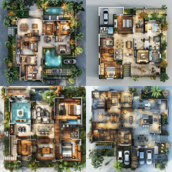 Versatile Architectural Floor Plan