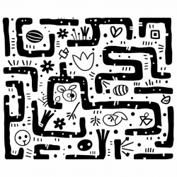 Hand Drawn Mazes For Kids Illustrations