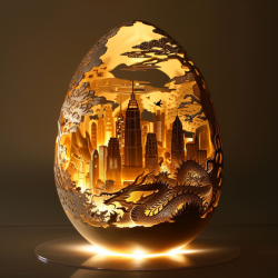 Filigree Easter Egg Sculptures