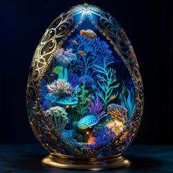 Filigree Easter Egg Sculptures