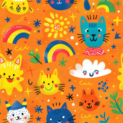 Cute Kids Wallpapers Hand Drawn Patterns
