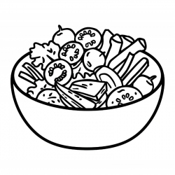 Food and Snacks Coloring Book Pages