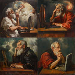 Modern Tech In Renaissance Oil Paintings