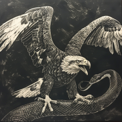 Dynamic Scratchboard Drawings