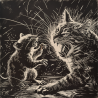 Dynamic Scratchboard Drawings