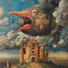 Oneiric Surreal Visions Oil Paintings