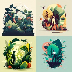 Contemporary Vector Character Art