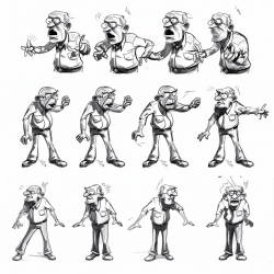 Frame-by-Frame Character Animations