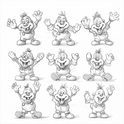 Frame-by-Frame Character Animations