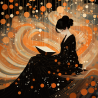 FANTASTIC AND POETIC ILLUSTRATION ORANGE