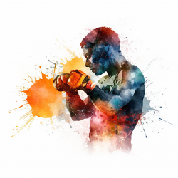 SPORTS VECTOR COLOR WATERCOLOR