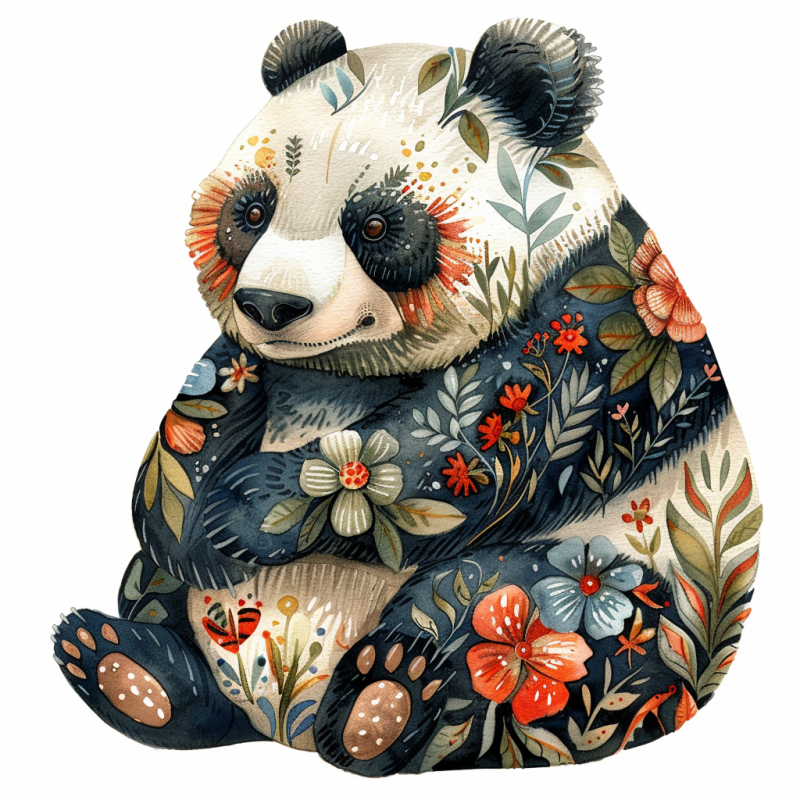 Charming Watercolor Animals