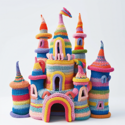 Beautiful 3D Crocheted Objects