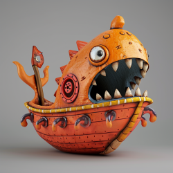 3D Cute Monsterized Objects For Kids