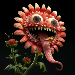 Alien Carnivore Flowers Characters