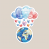 Boho Style Earth Day Stickers