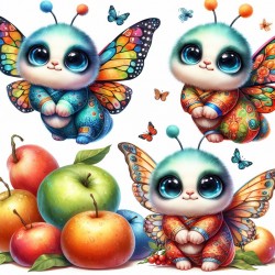 Clipart Animals With Fruits