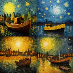 Artistic Paintings Channeling Van Gogh