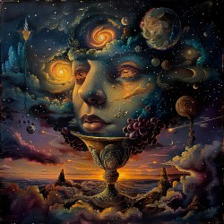 Modern Surreal Night Visions Paintings