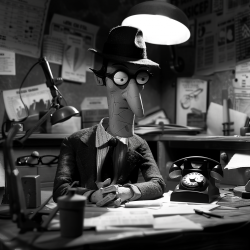 Film Noir Claymations Scenes