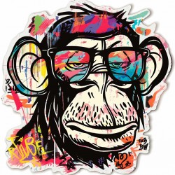 Doodle Sticker Design Graffiti Style