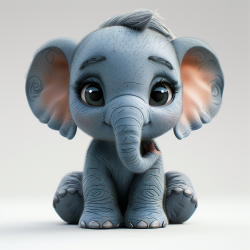 Cute 3D Chibi Baby Characters