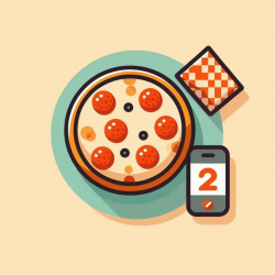 Linear Cartoon Food Icons