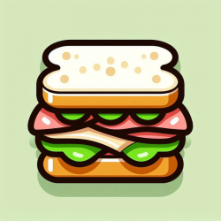 Linear Cartoon Food Icons